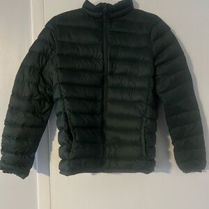 XS black puffer jacket slightly used